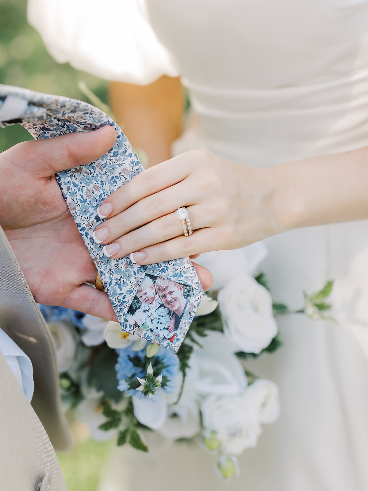 Wedding ring detail photography Savannah